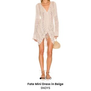SNDYS Fate Mini Dress in Beige
NEVER WORN